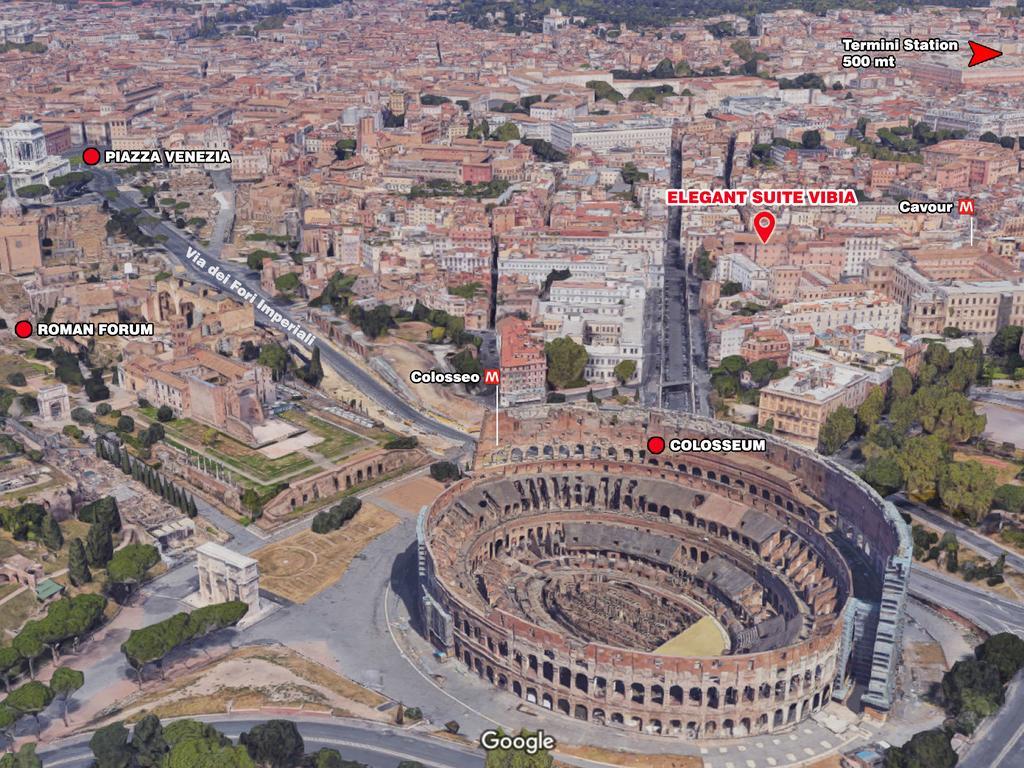 Elegant Vibia 300 Mt From Colosseum Rome